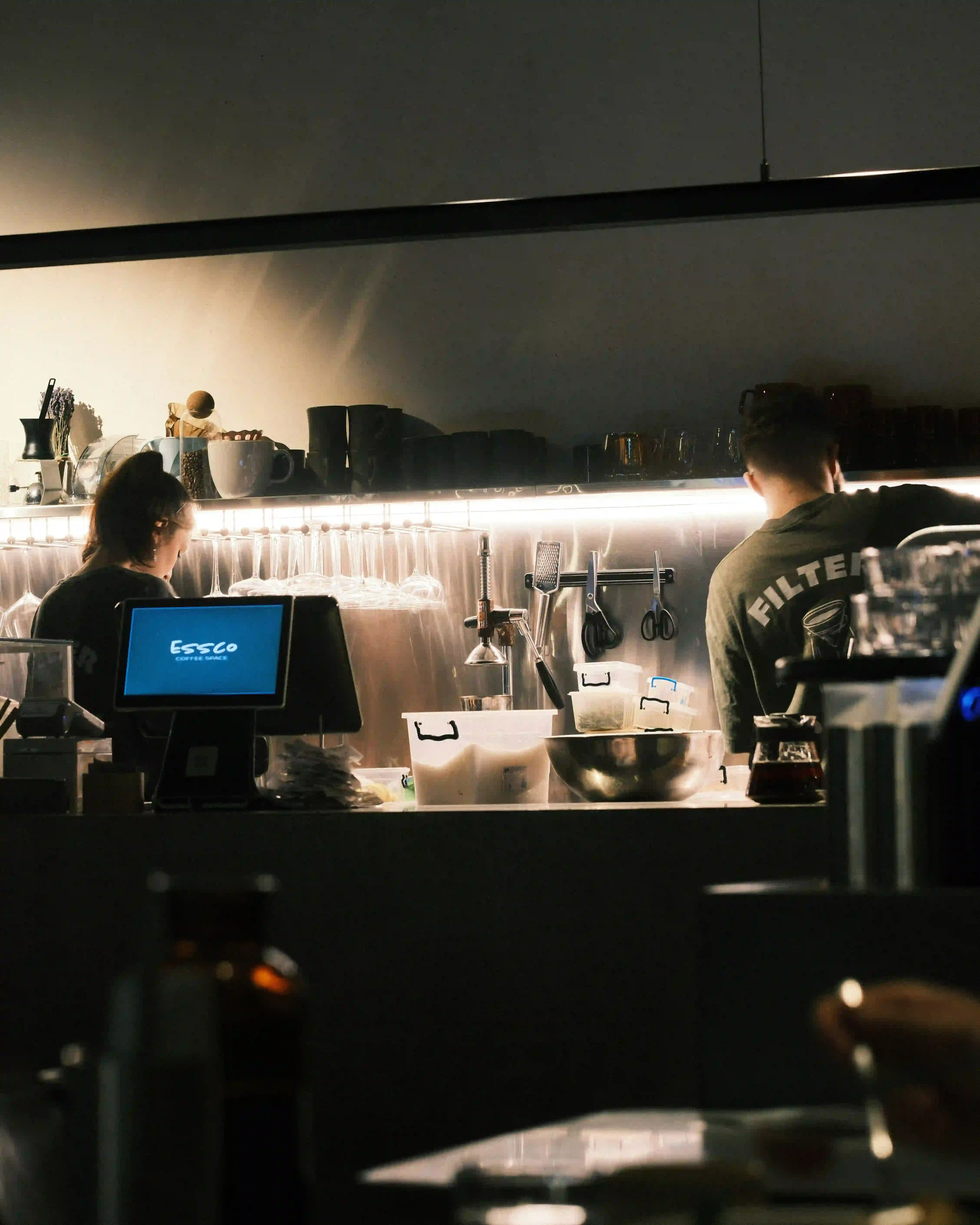 Les fondateurs du café Le Grain