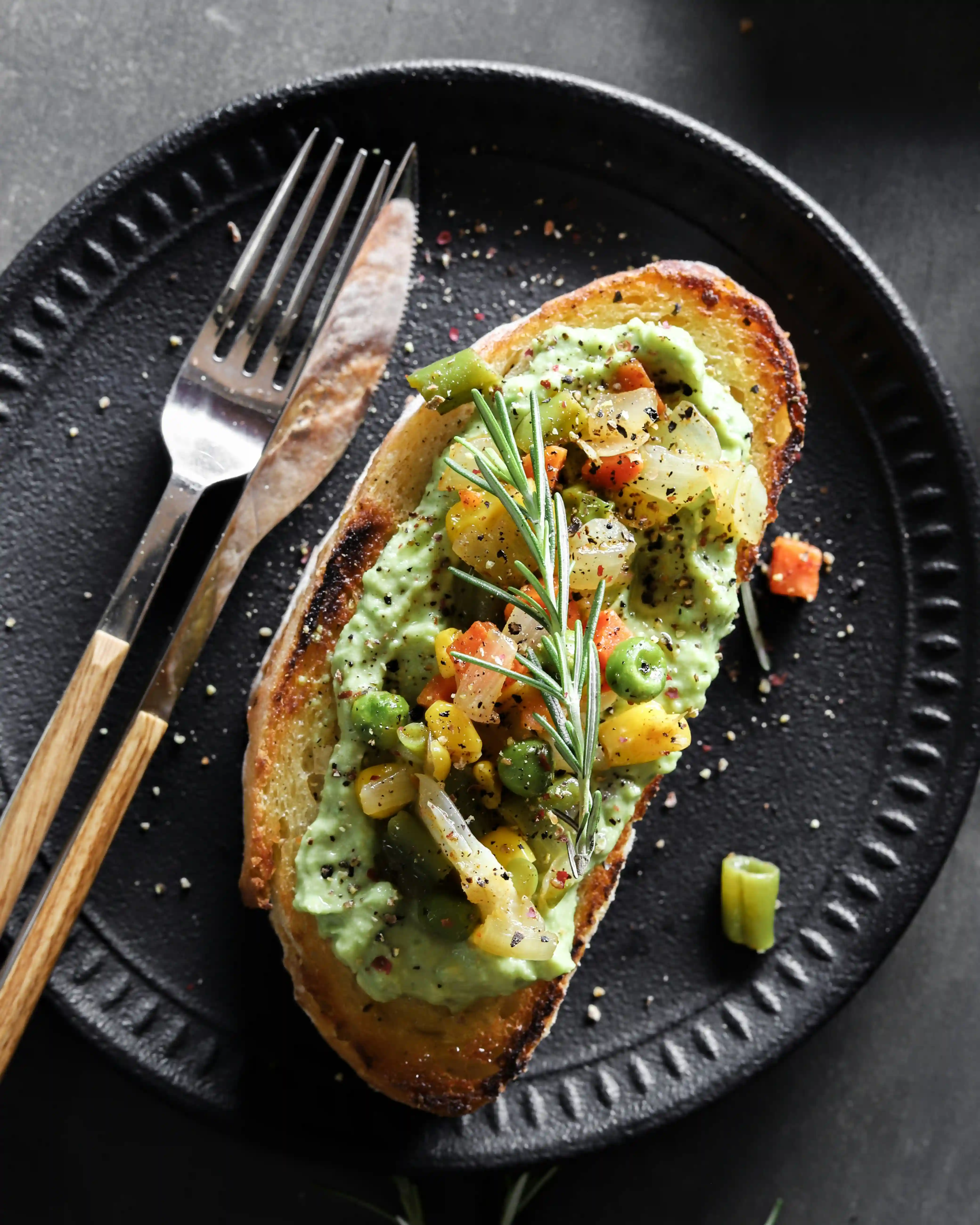 Tartine avocat